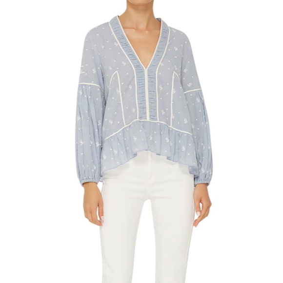 Ulla Johnson Etienne Blouse, Size 2 - Picture 6 of 6